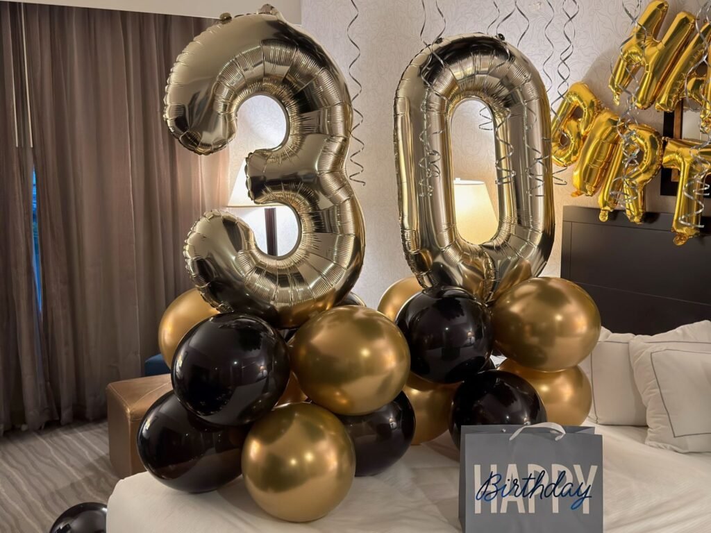 Jumbo Balloon Numbers for His