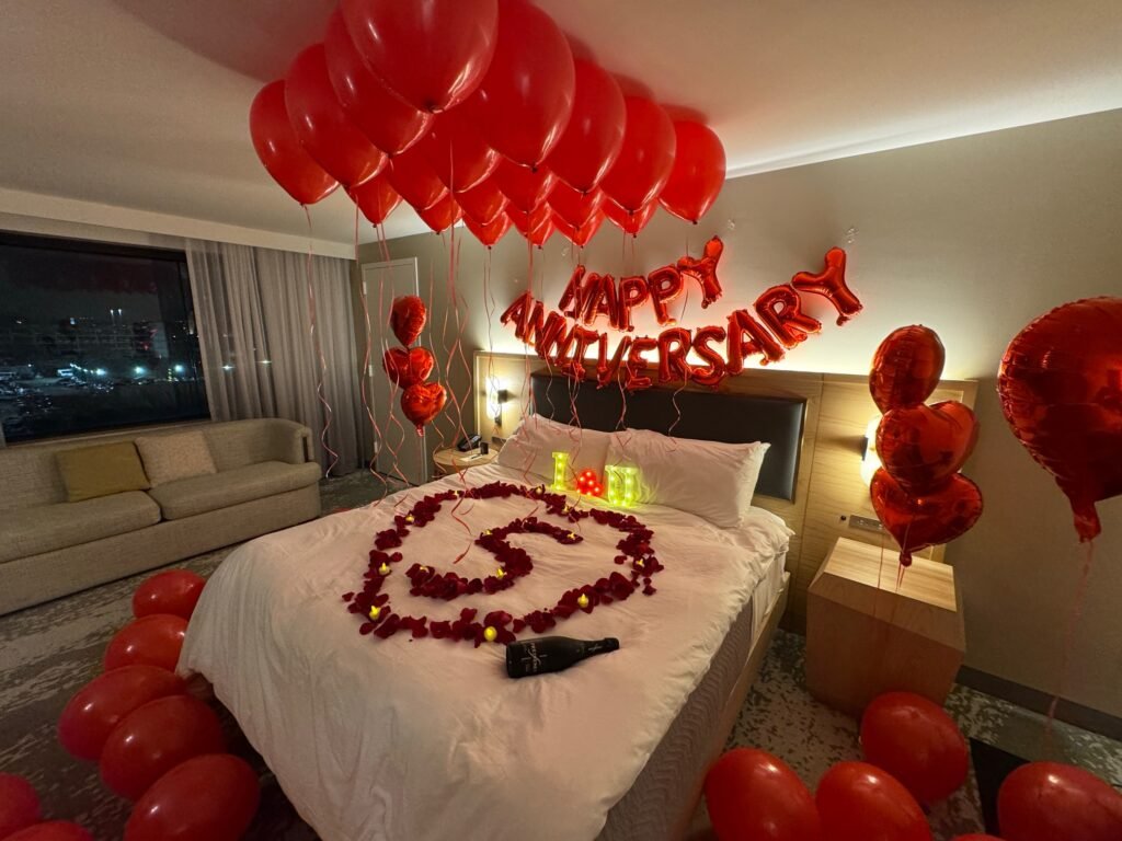 Hotel Room Anniversary Decoration-Number