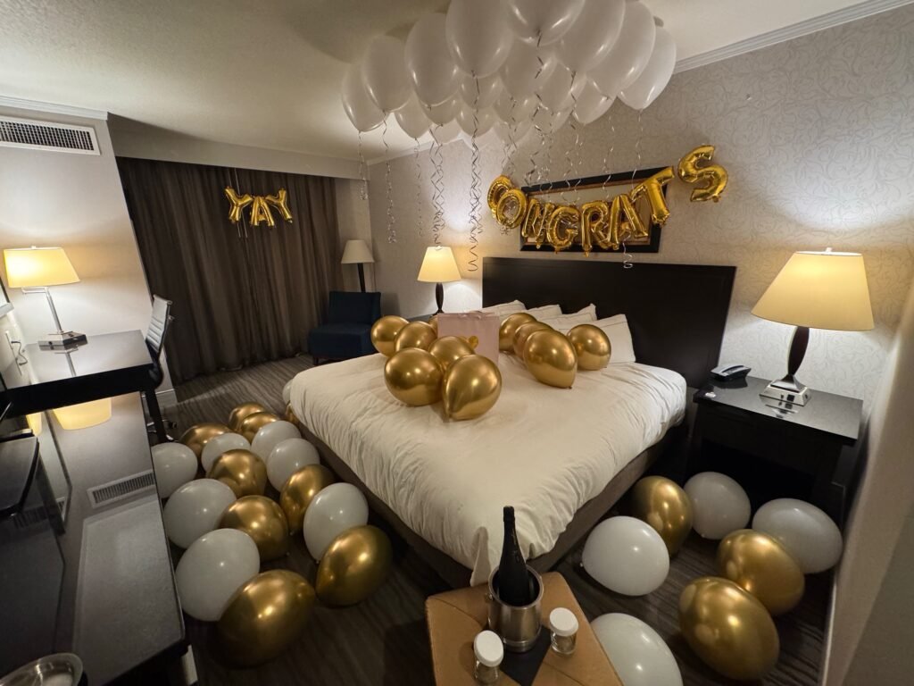 Hotel Room Graduation Decoration-Horizontal