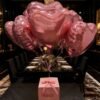 Pop-up gift box with roses and balloons by PopAmour in the San Francisco Bay Area
